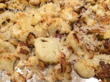 Roasted Parmesan Cauliflower