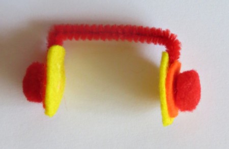 Frosted Pine Cone Snowman Craft