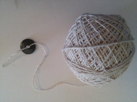 A ball of string to hang the basket on the balloon.