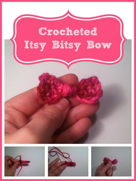 Making a Crocheted Itsy Bitsy Bow