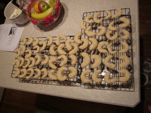 Almond Crescent Cookies