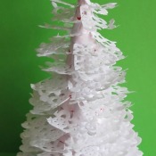 Paper Doily Christmas Tree