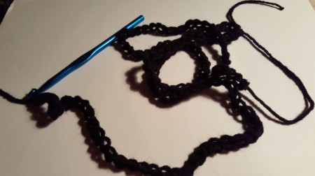 Three Step Crochet Scarf