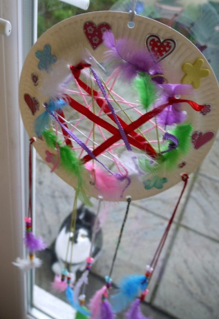 Paper Plate Dream Catcher