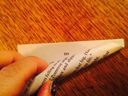 Book Pages Christmas Wreath