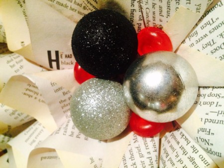 Book Pages Christmas Wreath