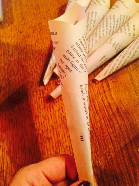 Book Pages Christmas Wreath