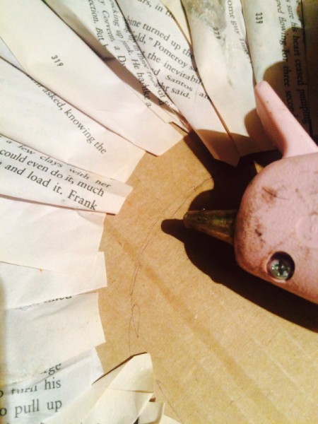 Book Pages Christmas Wreath