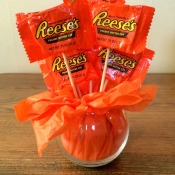 Mini Pumpkin Candy Bouquet