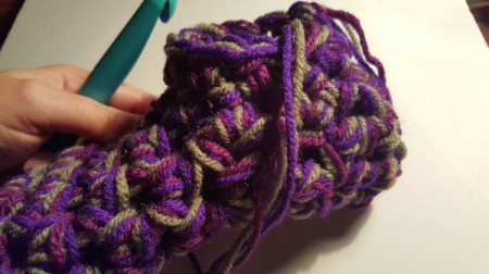 Thick Crocheted Slippers - Ch 1, work a sc in the NEXT stitch and each around for a total of 11 sc.  Fasten off and weave in ends.