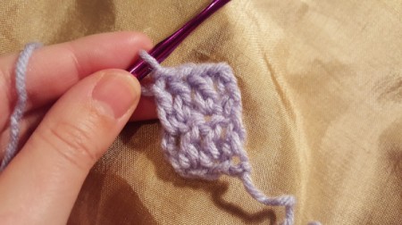 Crocheted Headband for American Girl Doll