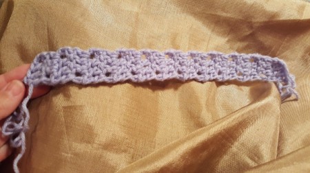 Crocheted Headband for American Girl Doll