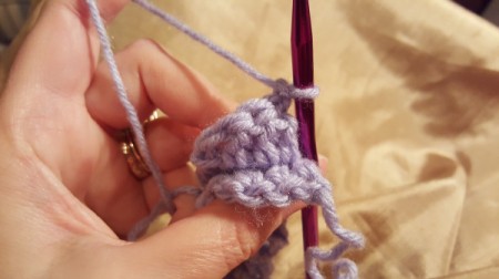 Crocheted Headband for American Girl Doll