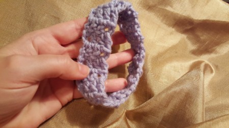 Crocheted Headband for American Girl Doll