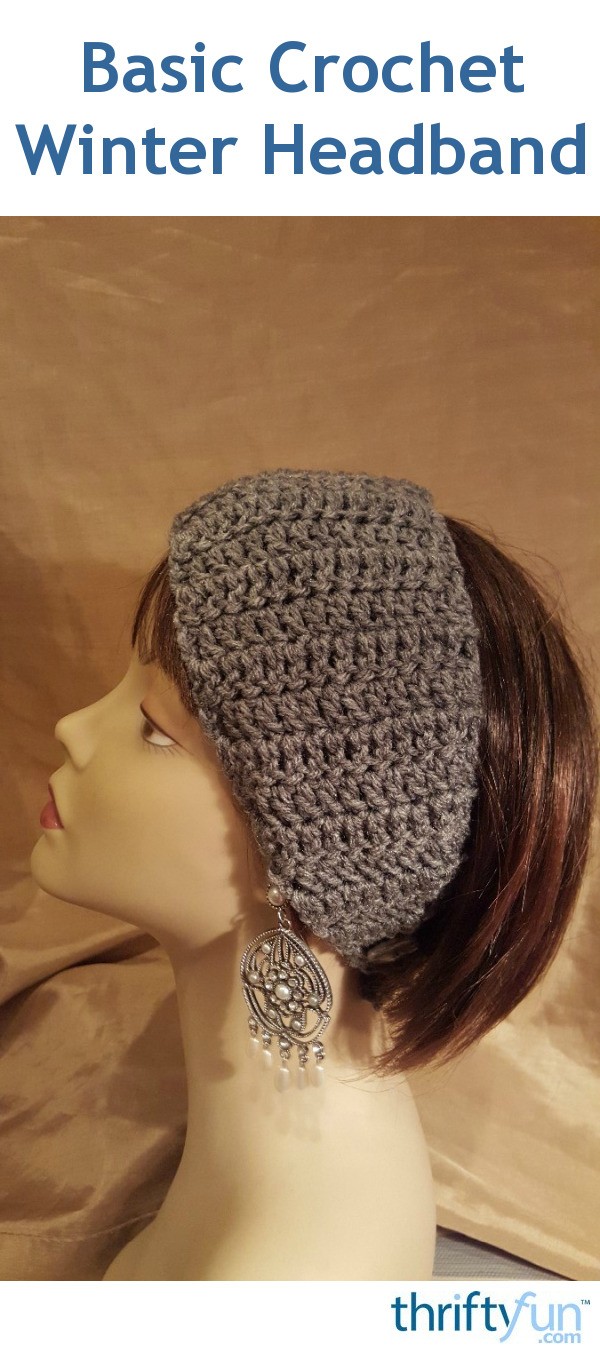 Making a Basic Crochet Winter Headband ThriftyFun