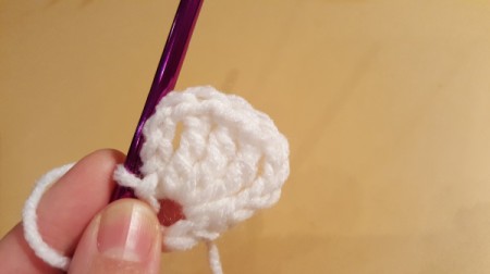 Easy Crochet Treble Flower