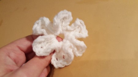 Easy Crochet Treble Flower