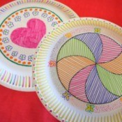Making a Paper Plate Flying Disc