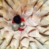 Making a Book Pages Christmas Wreath Teaser