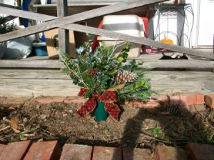 Cemetery Decoration for Christmas