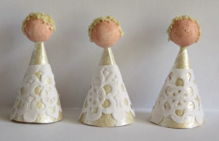 Miniature Singing Angel Choir