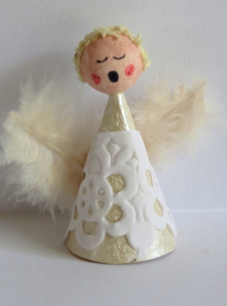 Miniature Singing Angel Choir