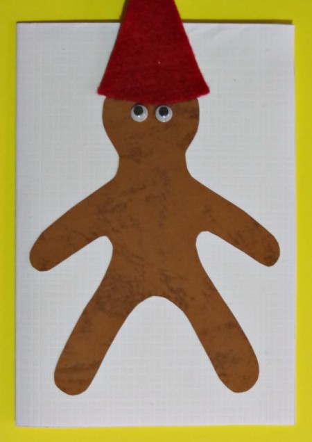 Gingerbread Man Christmas Card