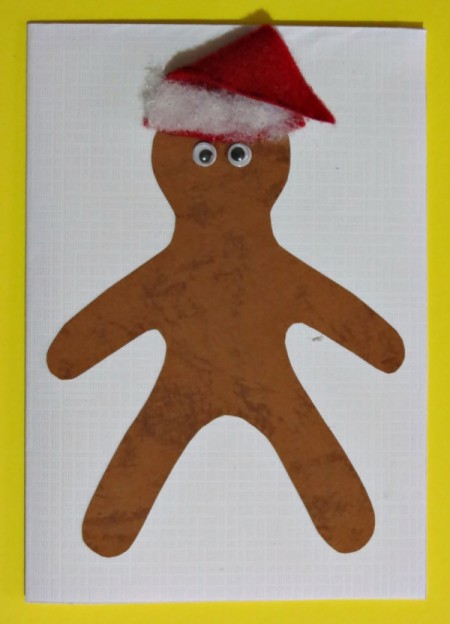 Gingerbread Man Christmas Card My Frugal Christmas