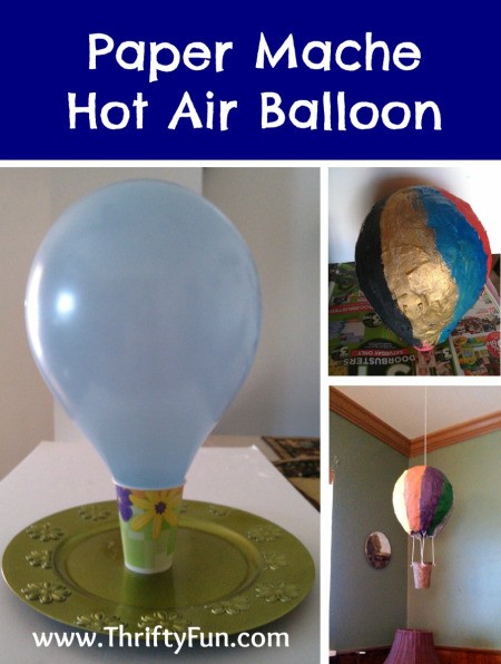 Making a Paper Mache Hot Air Balloon