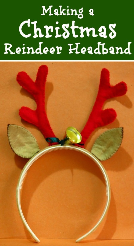 Making a Christmas Reindeer Headband