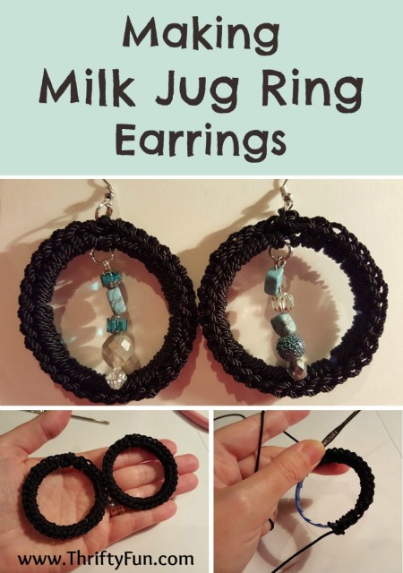 Milk Jug Ring Earrings