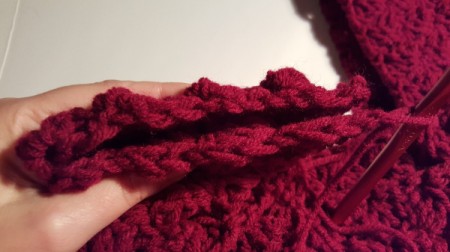 Picot Infinity Scarf