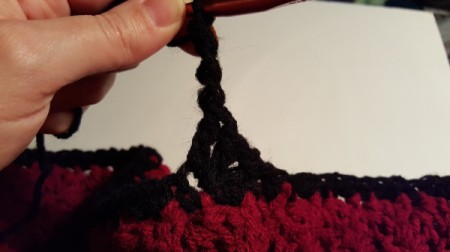 Picot Infinity Scarf