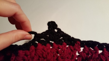 Picot Infinity Scarf