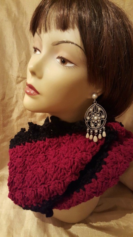 Picot Infinity Scarf