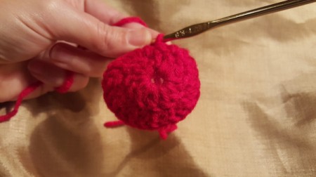 Crocheted Clown Nose