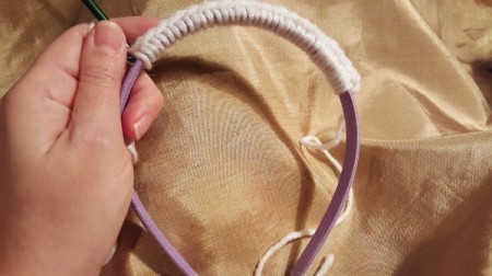 Crochet Tiara Headband