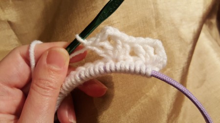 Crochet Tiara Headband