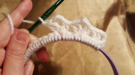 Crochet Tiara Headband
