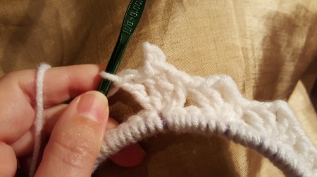 Crochet Tiara Headband