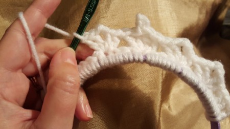 Crochet Tiara Headband