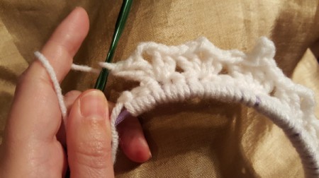 Crochet Tiara Headband