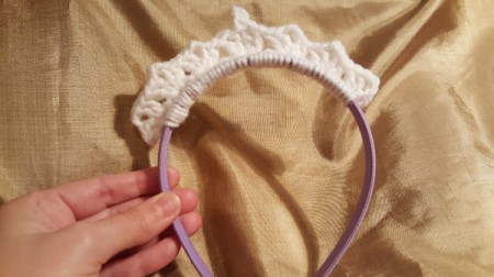 Crochet Tiara Headband