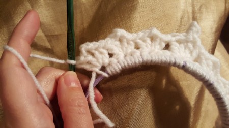 Crochet Tiara Headband