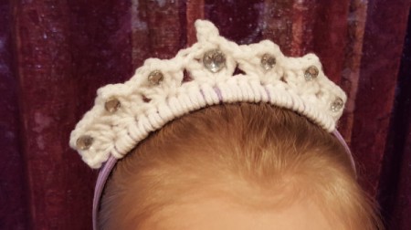 Crochet Tiara Headband