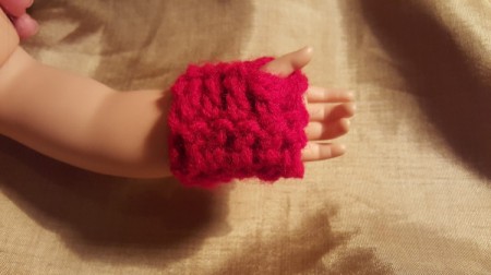 American Girl Crochet Fingerless Gloves