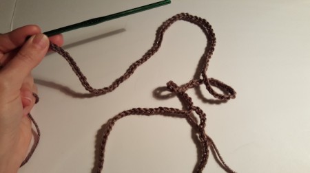 Easy Peasy Crocheted Chain Necklace