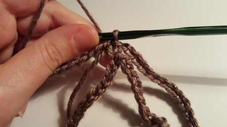 Easy Peasy Crocheted Chain Necklace