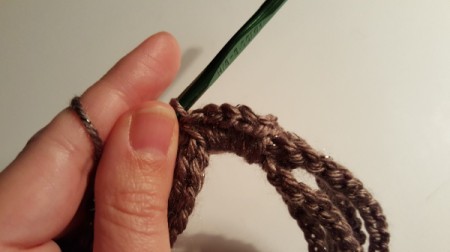 Easy Peasy Crocheted Chain Necklace