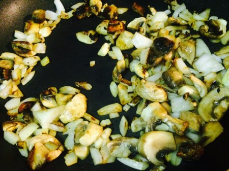 Mushroom and Cheese Orzo Risotto